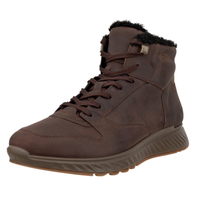 ECCO Exostride MID Warm Winter Boots (Nubuck Leather) Dark Brown Men's