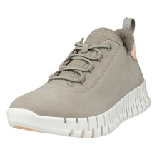 ECCO Sneaker Gruuv Lea (soft nappa leather) grey-beige ladies