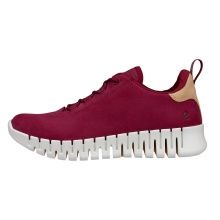 ECCO Sneaker Gruuv Lea (soft nappa leather) burgundy ladies