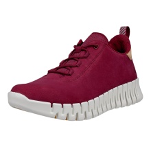 ECCO Sneaker Gruuv Lea (soft nappa leather) burgundy ladies