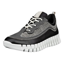ECCO Sneaker Gruuv Lea (breathable textile) black ladies