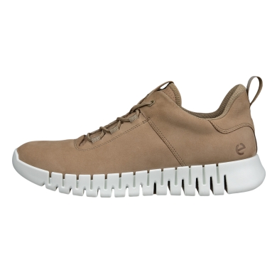 ECCO Sneaker Gruuv Lea (made of nubuck leather) light brown men's
