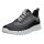 ECCO Sneaker Gruuv Lea (Premium leather, mesh fabric) black/grey men's