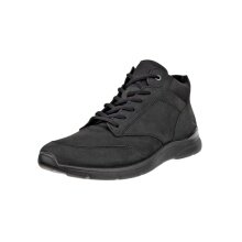 ECCO Everyday Winter Shoes Irving Mid-Cut (with warming lining, premium nubuck leather) black men's