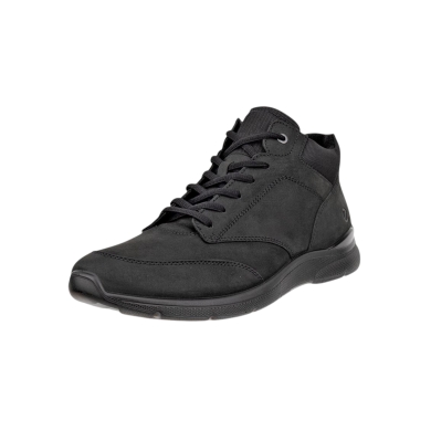 ECCO Everyday Winter Shoes Irving Mid-Cut (with warming lining, premium nubuck leather) black men's