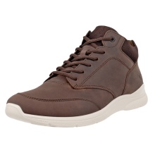 ECCO Everyday Winter Shoes Irving Mid-Cut (with warming lining, premium nubuck leather) brown men's