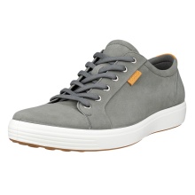 ECCO Men's Soft 7 Sneakers (made from premium leather) light grey