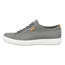 ECCO Men's Soft 7 Sneakers (made from premium leather) light grey