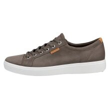 ECCO Men's Soft 7 Sneakers (made from premium leather) grey/white