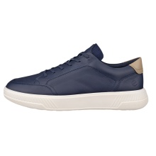 ECCO Move Sneakers (Premium Leather and Textile) navy blue Men's