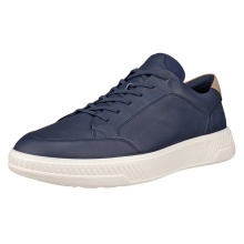 ECCO Move Sneakers (Premium Leather and Textile) navy blue Men's