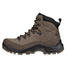 ECCO Offroad Mid Hiking Shoes (Nubuck Leather, Waterproof) brown men's