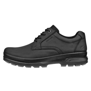 ECCO Everyday Travel Shoes Rugged Track WP Plain Toe (waterproof) black men's