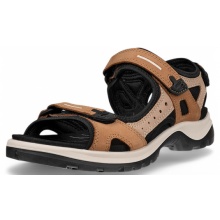 ECCO Yucatan Leather Sandal brown/beige Ladies