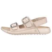 ECCO Cozmo 3 Strap Sandal (Premium Leather) beige ladies