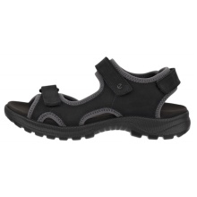 ECCO Hike 3 Strap Sandal (Leather) black ladies