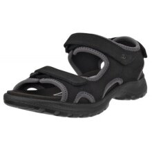 ECCO Hike 3 Strap Sandal (Leather) black ladies