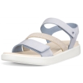 ECCO Flowt Sandal (Leather) blue Ladies