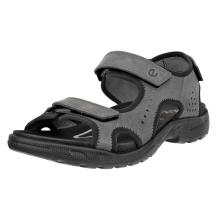 ECCO Hike 3 Strap Sandal (Leather) grey Men's