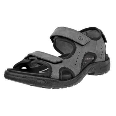 ECCO Hike 3 Strap Sandal (Leather) grey Men's