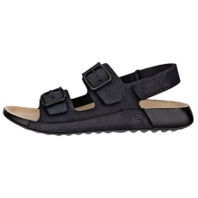 ECCO Cozmo 3 Strap Sandal (Premium Leather) black ladies