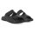 ECCO Cozmo Flat Sandal (full-grain leather, flexible sole) black men's