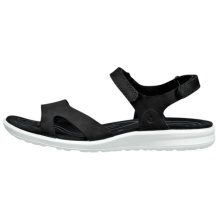 ECCO Sandal Cruise II 3 Strap (Nubuck leather) black ladies