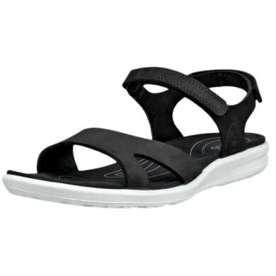 ECCO Sandal Cruise II 3 Strap (Nubuck leather) black ladies