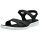 ECCO Sandal Cruise II 3 Strap (Nubuck leather) black ladies