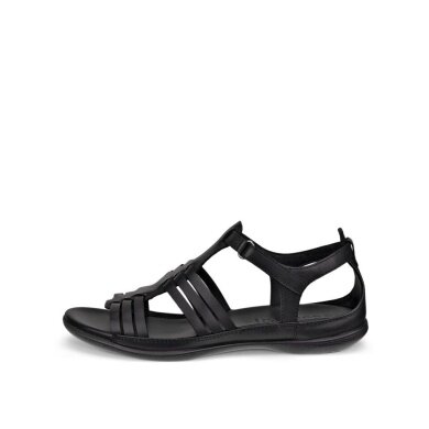 ECCO Flash Roman Sandal (Full Grain Leather) black ladies