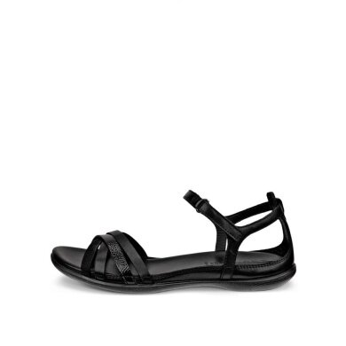 ECCO Flash X-Strap Sandal (Full Grain Leather) black ladies