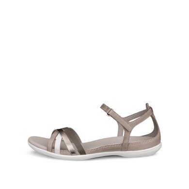 ECCO Sandal Flash X-Strap (Full-grain leather) clay brown/grey ladies