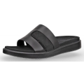 ECCO Flowt Slide Sandal (Premium Leather) black ladies