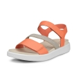 ECCO Sandal Flowt (Leather) Coral Red Women