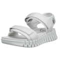 ECCO Sandal Gruuv Sol Lea (Premium Leather) white ladies