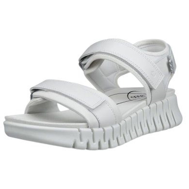 ECCO Sandal Gruuv Sol Lea (Premium Leather) white ladies