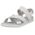 ECCO Sandal Samara 4 Strap (Full-grain leather) grey/silver ladies
