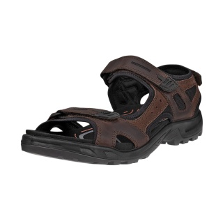 ECCO Yucatan Sandal (Offroad) Leather Brown Men's