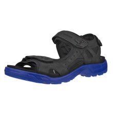 ECCO Yucatan Sandal (Offroad) Leather black/blue Men's