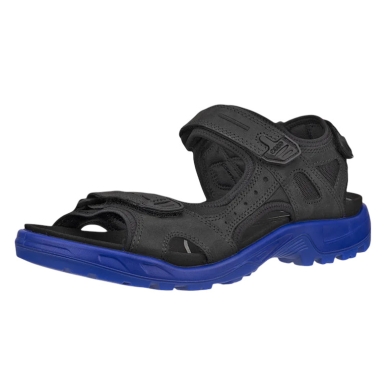 ECCO Yucatan Sandal (Offroad) Leather black/blue Men's
