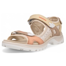 ECCO Yucatan Leather Sandal Beige Ladies
