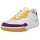 ECCO Sneaker Street Court Lea (Premium Leather) white/yellow/purple ladies