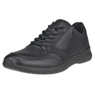 ECCO Sneaker Irving Low Lace (full-grain leather) black men's