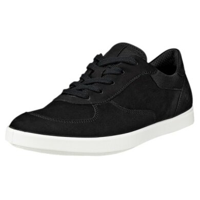 ECCO Sneaker Leisure Oxford (Premium Leather) black ladies
