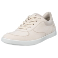 ECCO Leisure Oxford Sneakers (Premium Leather) limestone Ladies