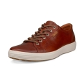 ECCO Soft 7 Sneakers (made from premium leather) cognac brown men's