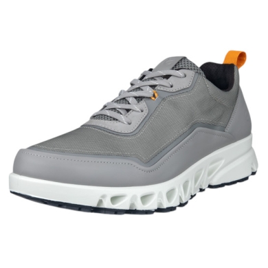 ECCO Multi-Vent GTX Leather Sneakers (Full-grain leather, waterproof) grey men's