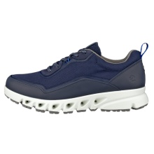 ECCO Multi-Vent GTX Leather Sneakers (Full-Grain Leather, Waterproof) Navy Blue Men's