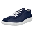 ECCO Soft Zero Sneakers (ECCO leather) navy blue/white men's