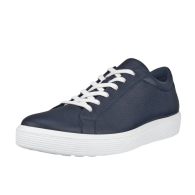 ECCO Sneaker Soft 60 (Premium Leather) navy blue men's
